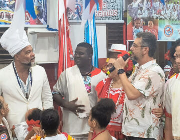 Carlinhos Brown aceita convite de Clécio e vira embaixador do Marabaixo no Brasil