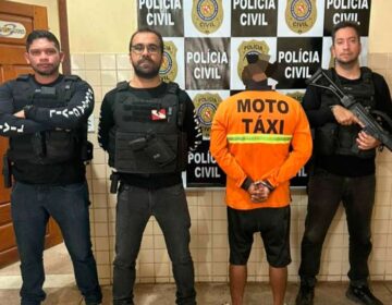Mototaxista procurado por estupro é chamado para ‘corrida fake’ e acaba preso