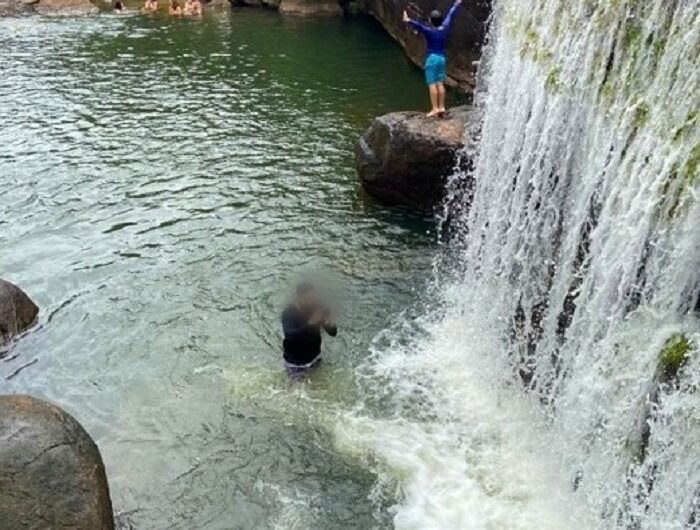 Homem desaparece durante banho na Cachoeira do Pium