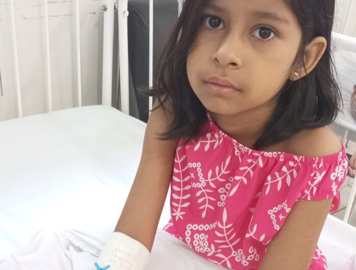 Família luta para salvar menina de 9 anos com infecção renal grave