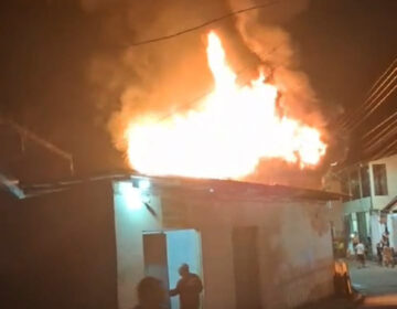 Incêndio atinge 5 casas no Vale Verde