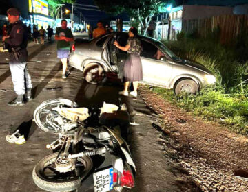 Motociclista morre após colidir com carro em Santana