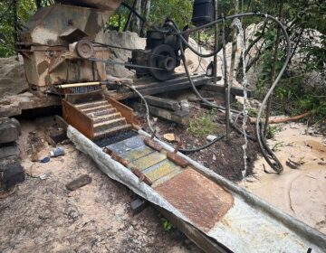 PF e Ibama destroem garimpo ilegal de ouro no Amapá