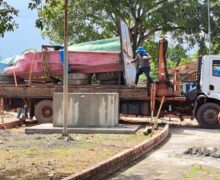 Antiga estátua de Santa Ana ficará na beira do Rio Amazonas