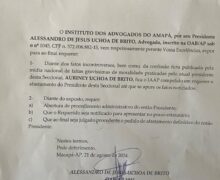 Irmão pede afastamento do presidente da OAB do Amapá