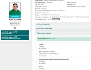 Calçoene tem o candidato mais ‘rico’ do Amapá