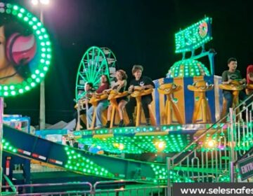 Com 35 brinquedos e novidades, parque faz a alegria de famílias na Expofeira