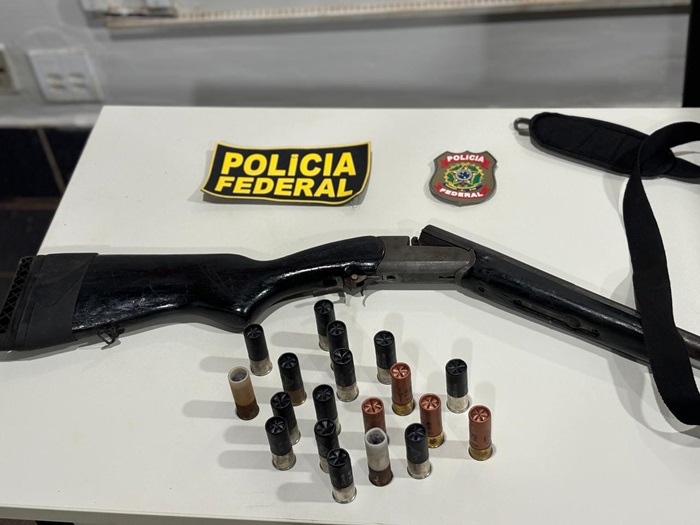 Brasileiro é preso ao atravessar a ponte binacional com arma e munições ilegais