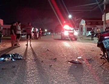 Colisão entre motos deixa 1 morto e 2 feridos