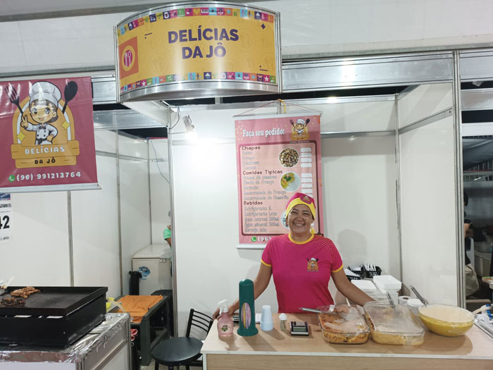 Em sua 1ª vez na Expofeira, empreendedora bate recorde de vendas