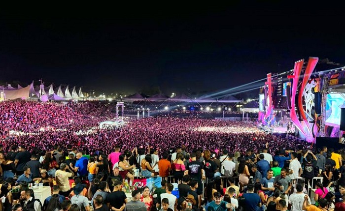 Com show histórico de Nattan, Expofeira bate recorde de público