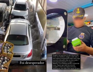 Navio que corre risco de naufrágio cobra R$ 25 de Internet para passageiros falarem com famílias