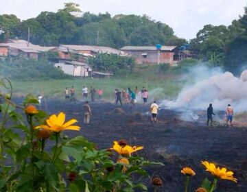 Incêndio leva pânico a moradores de Amapá