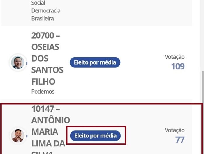 Em Serra do Navio, vereador é eleito com 77 votos; entenda o direito às vagas