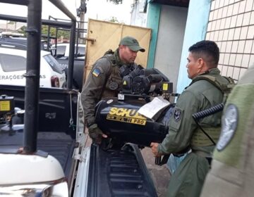 Drogas eram transportadas dentro de compressores de ar