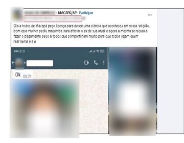 Mulher pede a ‘guru espiritual’ para separar seu ex da atual namorada e cai em golpe