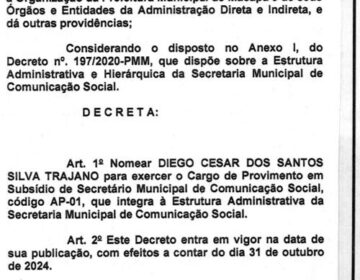 Publicitário que conduziu gastos irregulares com o Macapá Verão volta a ser secretário
