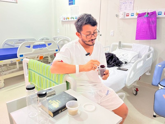 HE inclui açaí no cardápio dos pacientes