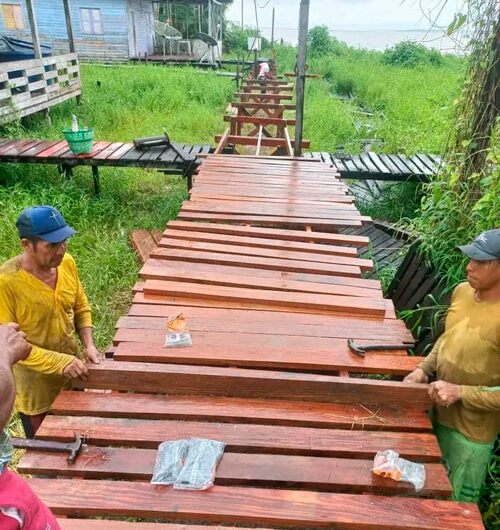 Empresas que construíram passarelas no Bailique aguardam pagamento há 2 anos