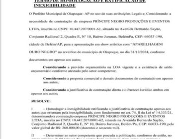 Com 13º atrasado, Prefeitura de Oiapoque gasta R$ 260 mil com atração de Réveillon