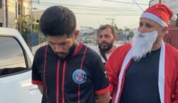 Agente disfarçado de Papai Noel captura homem foragido do Amapá há mais de 10 anos