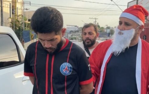 Agente disfarçado de Papai Noel captura homem foragido do Amapá há mais de 10 anos