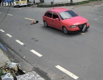 Polícia tenta identificar motorista que fugiu após atropelar criança de 2 anos