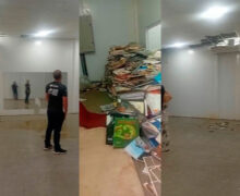 Livros, goteiras e forro desabando: CEU das Artes é abandonado em Macapá