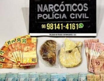 Traficantes são pegos negociando crack dentro de carro de aplicativo em Macapá