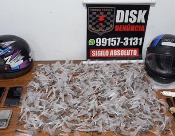 Traficante foge, mas deixa para trás 500 porções de maconha e cocaína