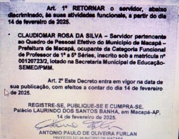 Prefeito cancela licença e manda vereador que fez denúncias voltar a lecionar