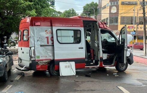 Enfermeira do Samu deixa UTI após acidente com ambulância em Macapá