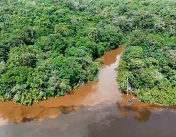 Lama de barragem rompida em garimpo chega ao rio Araguari e preocupa moradores