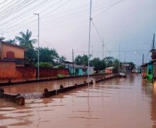 Em Santana, chuva e maré alta deixam quatro bairros no fundo