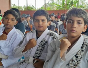 “Meu sonho é dar aulas de graça pra outras crianças carentes”, diz aluno de projeto social da PM