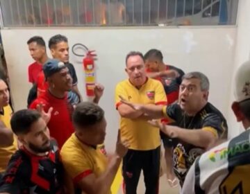 Após confusão e pancadaria, Trem e Santos voltarão a se enfrentar