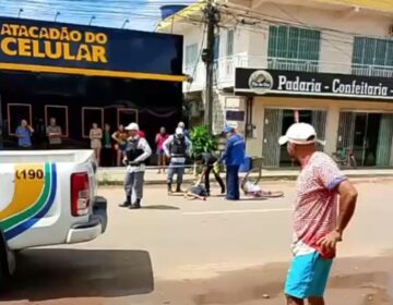 Ciclista morre atropelado por caminhão de autoescola
