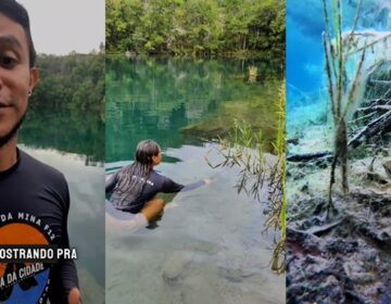 Lagoa Azul: casal flagra, pela 1ª vez, peixes onde diziam não haver vida aquática