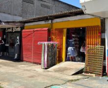 Ciclista sobrevive a desabamento de marquise