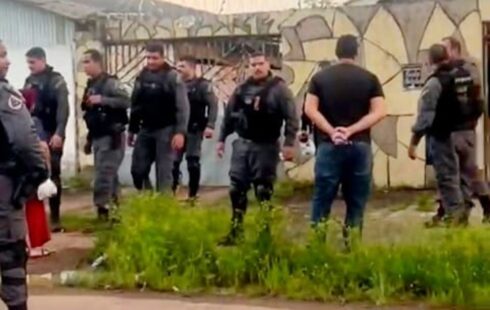Patamo salva família encurralada por homem armado