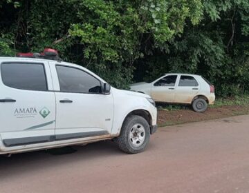 Após atropelar e matar ciclista idoso, motorista abandona carro alugado em ramal e foge