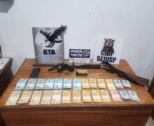 Após ser liberado para o Dia das Mães, detento é preso com armas e munições