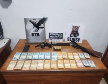 Após ser liberado para o Dia das Mães, detento é preso com armas e munições