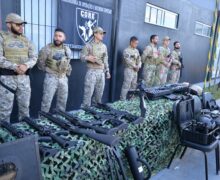 Governo entrega armas e viaturas e destaca redução de 19% em homicídios