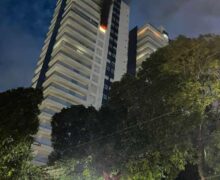 Incêndio destrói apartamento em torre residencial no Centro de Macapá