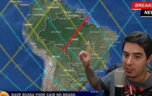 AP está na rota onde nave russa pode cair nos próximos dias, alerta especialista