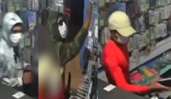 Adolescentes mascarados e encapuzados aterrorizam funcionária e roubam loja de celulares