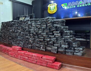 Carregamento de cocaína apreendido no AP está avaliado em R$ 170 milhões