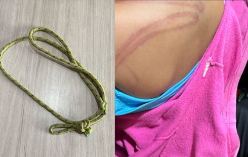 Menina de 5 anos pede ajuda da mãe para fazer dever de casa e é espancada com corda, diz polícia