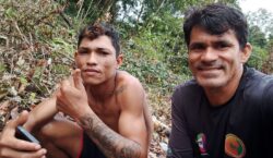 Perdido há 9 dias, extrativista segue barulho de rojões e encontra acampamento